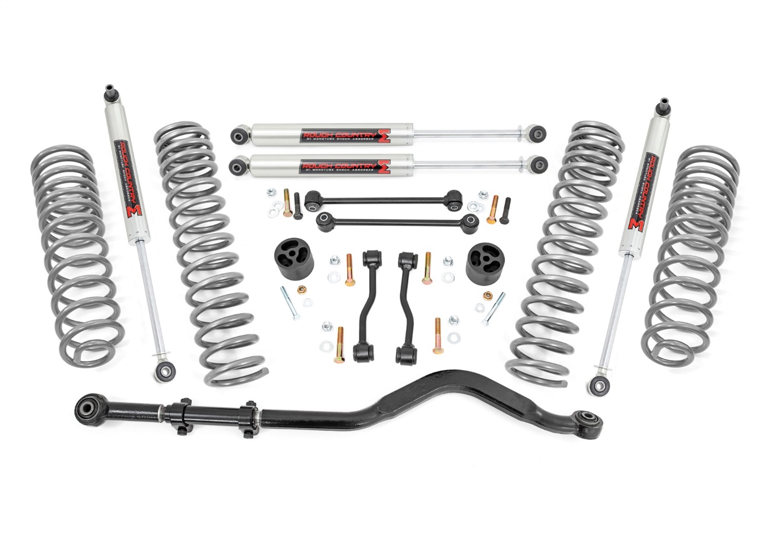 Rough Country 64940 - 3.5 Inch Lift Kit - Springs - M1 - Jeep Gladiator JT 4WD (2020-2023)