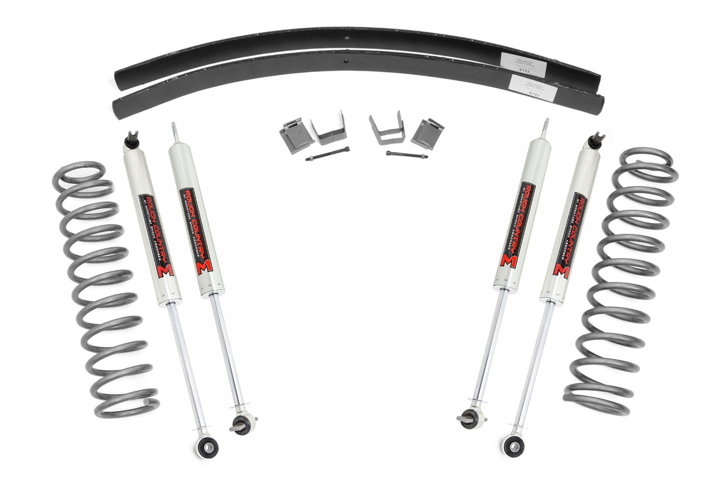 Rough Country 67040 - 3 Inch Lift Kit - Rear AAL - M1 - Jeep Cherokee XJ 2WD/4WD (1984-2001)