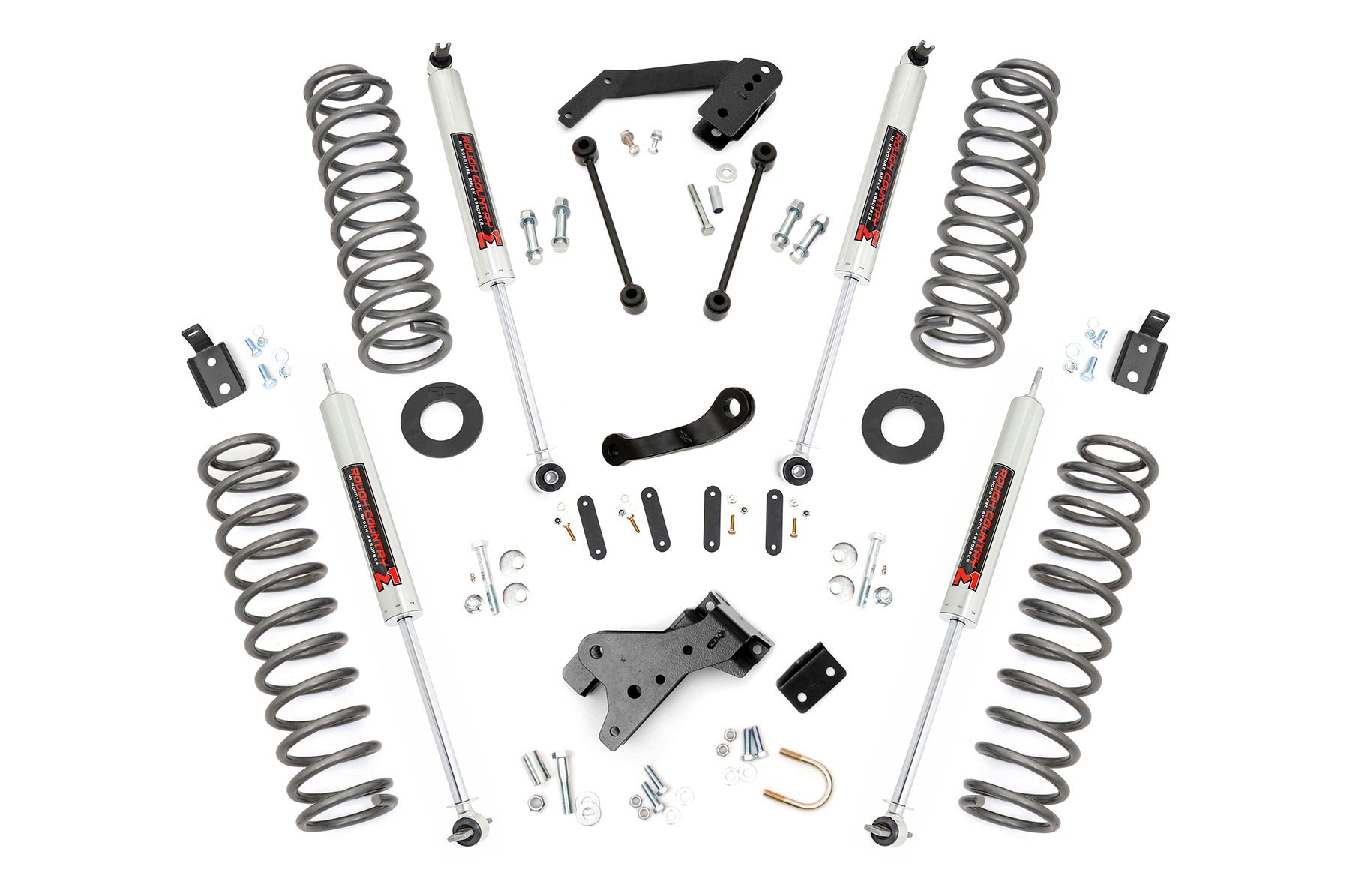Rough Country 68240 - 4 Inch Lift Kit - M1 - Jeep Wrangler JK 4WD (2007-2018)