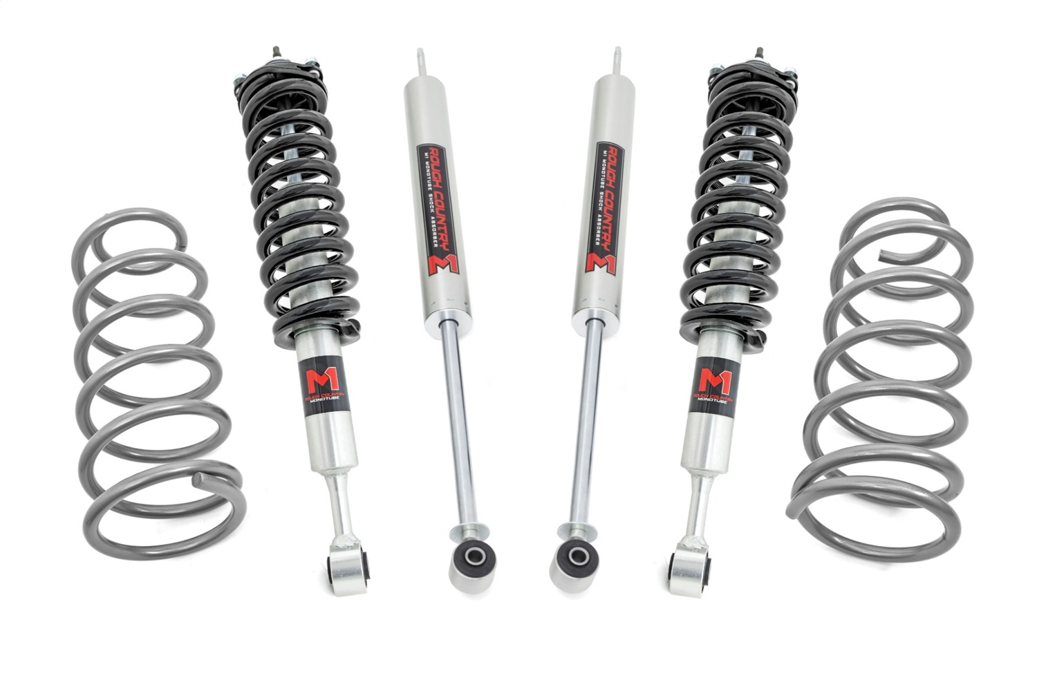Rough Country 76744 - 2 Inch Lift Kit - RR Coils - M1 Struts - Toyota 4Runner 4WD (2010-2024)