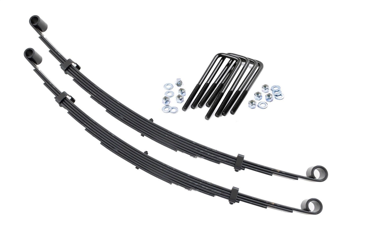 Rough Country 8013KIT - Front Leaf Springs - 4 inch Lift - Pair - Ford F-250 4WD (1977-1979)
