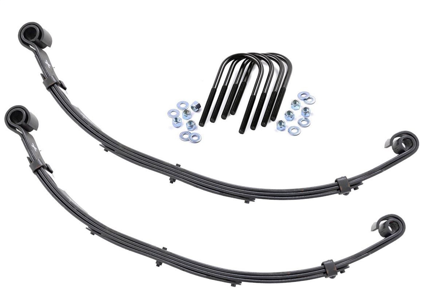 Rough Country 8020KIT - Rear Leaf Springs - 4 inch Lift - Pair - Jeep CJ 5 4WD (1976-1983)