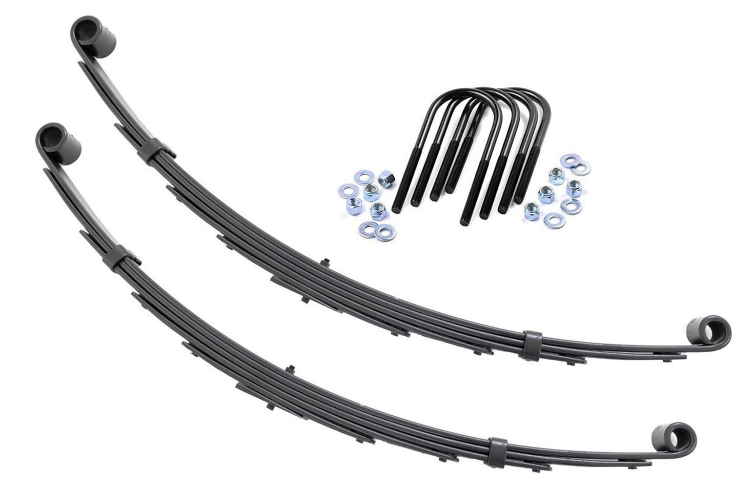 Rough Country 8015KIT - Front Leaf Springs - 6 inch Lift - Pair - Chevy/GMC C10/K10 C15/K15 Truck/Jimmy (73-91)