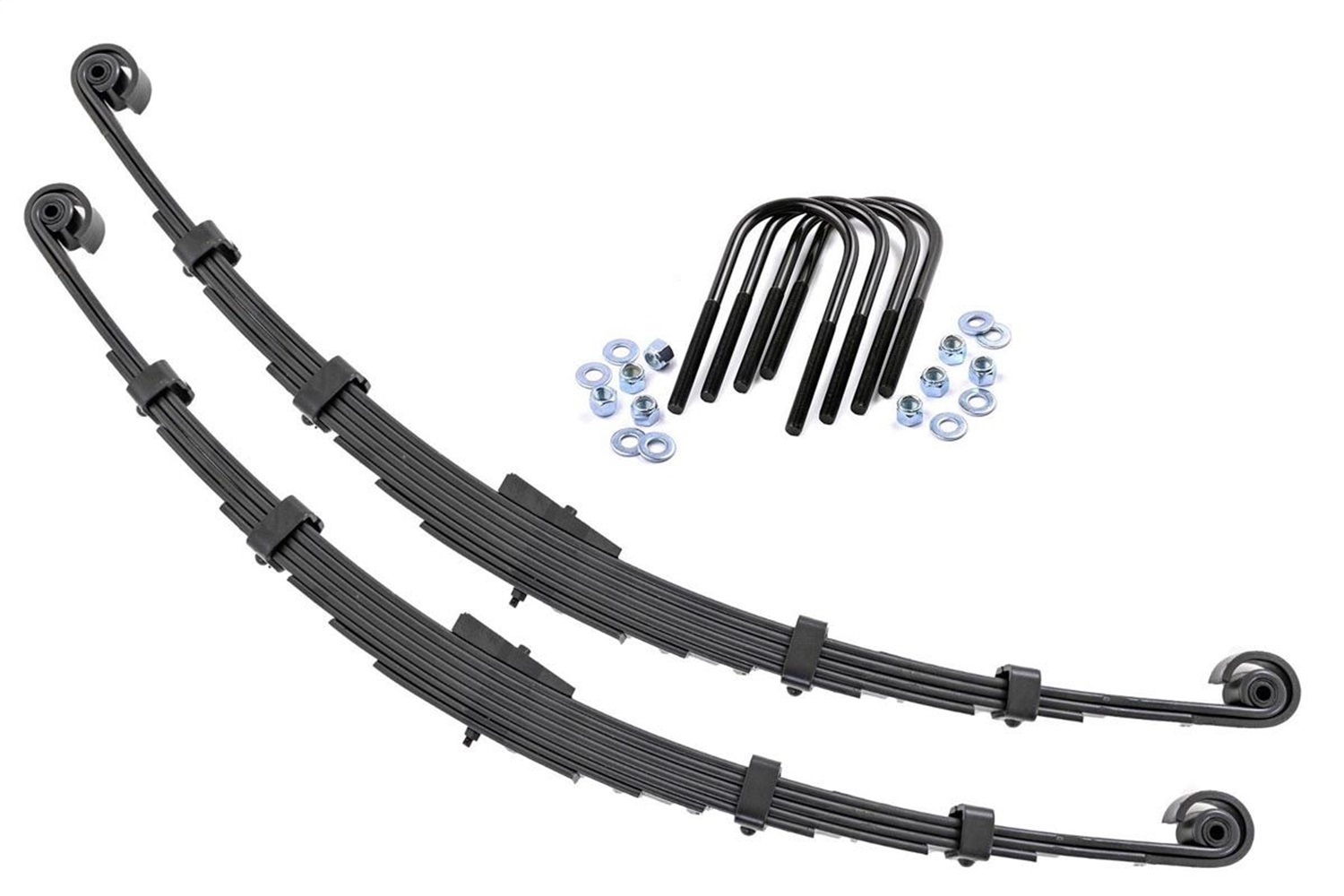 Rough Country 8006KIT - Rear Leaf Springs - 2.5 inch Lift - Pair - Jeep CJ 5 4WD (1955-1975)