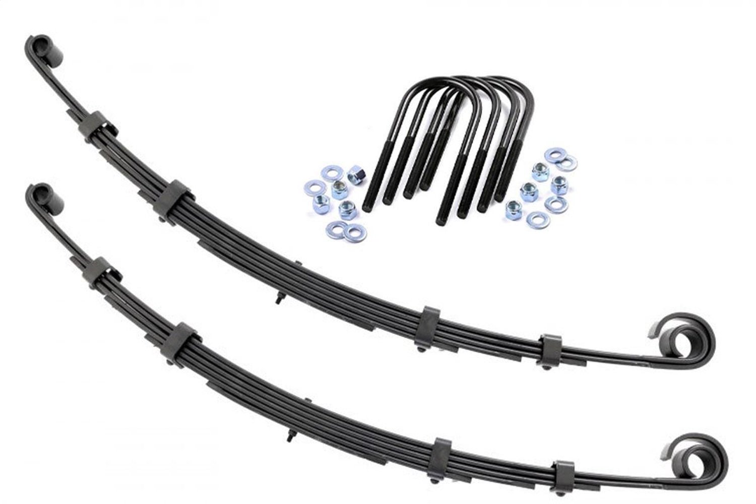 Rough Country 8007KIT - Front Leaf Springs - 2.5 inch Lift - Pair - Jeep CJ 7 4WD (1976-1986)