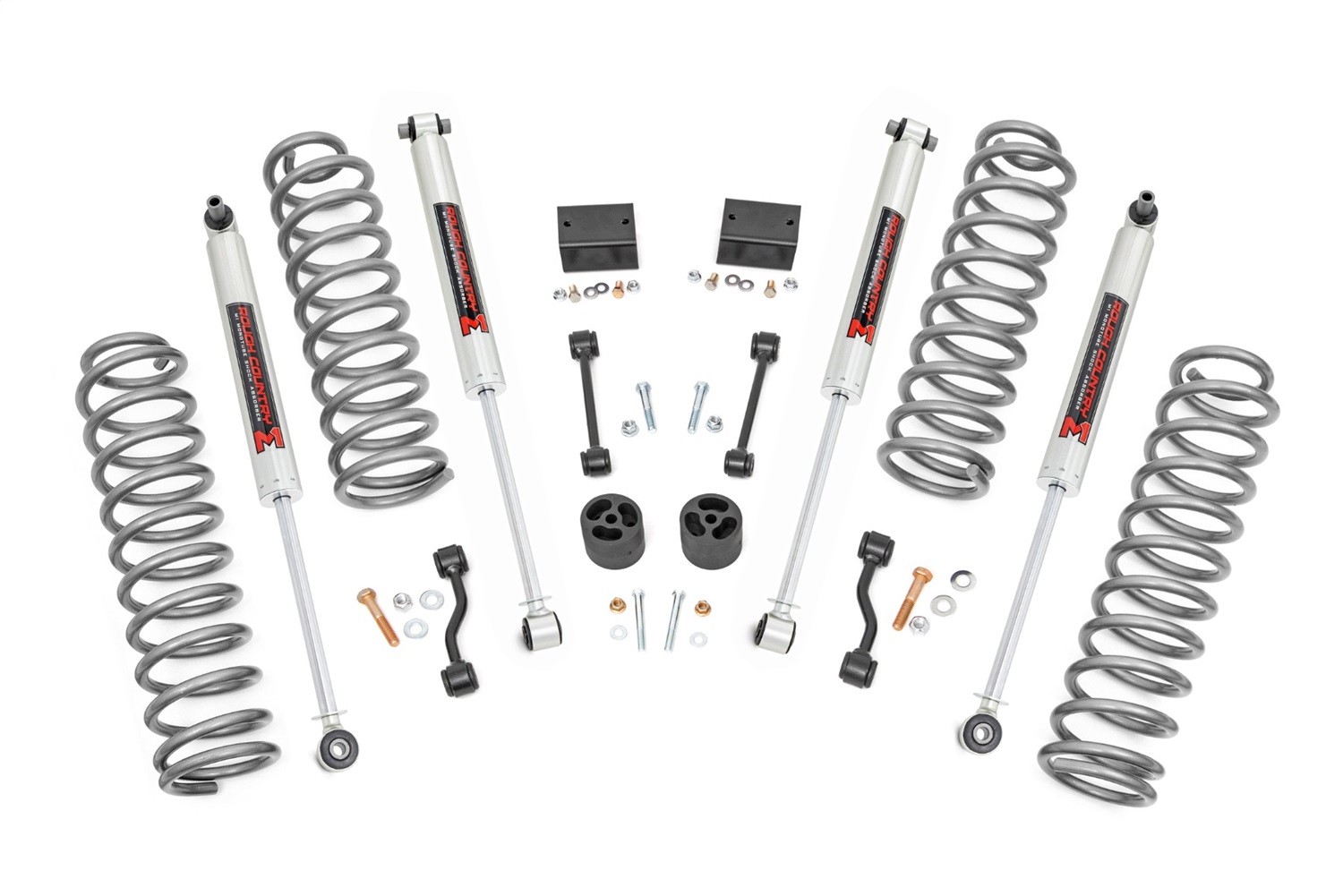 Rough Country 79340 - 2.5 Inch Lift Kit - Coils - M1 - Jeep Wrangler Unlimited 4WD (2024) Rough Country 79340 - 2.5 Inch Lift Kit - Coils - M1 - Jeep Wrangler Unlimited 4WD (2024)