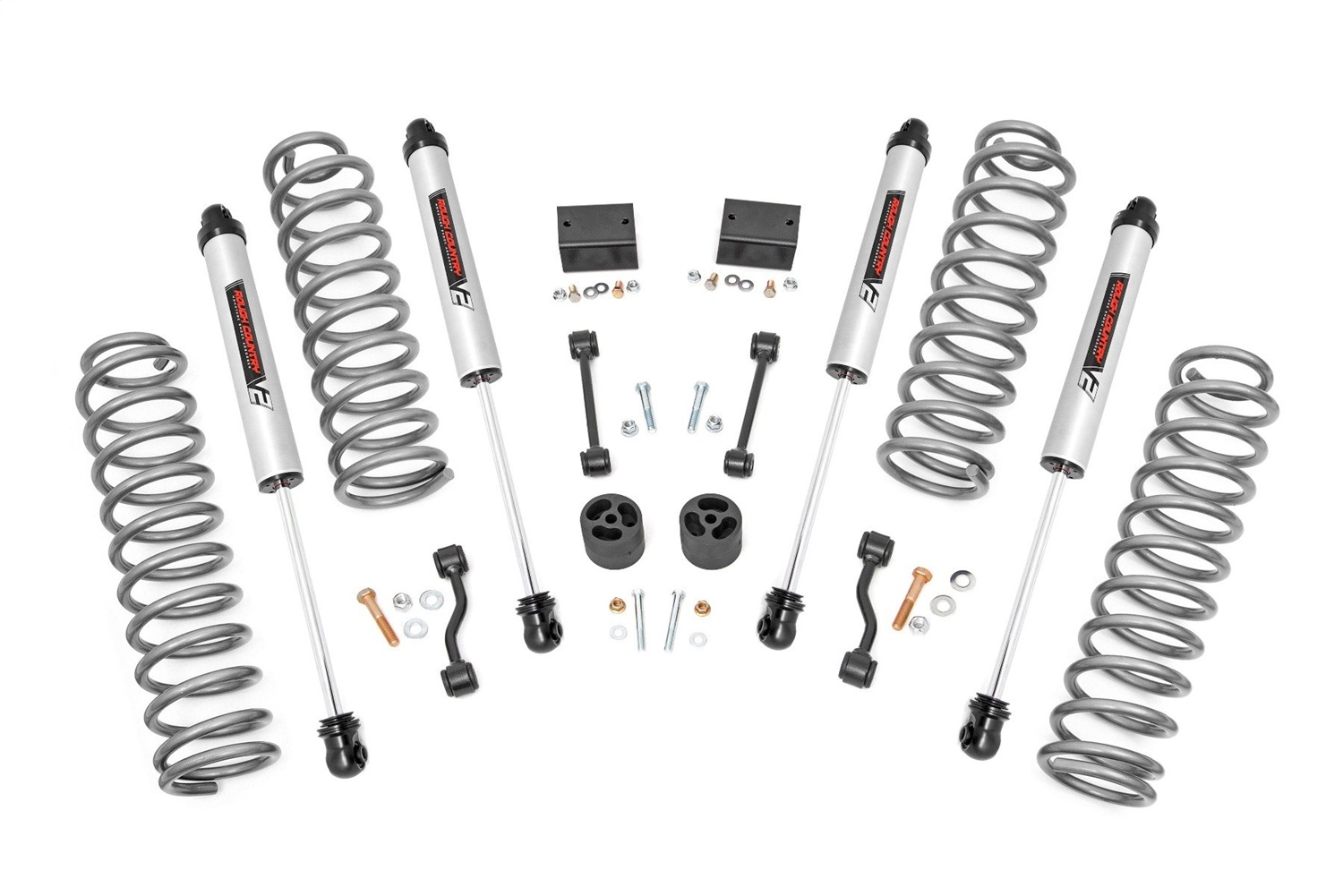 Rough Country 79670 - 2.5 Inch Lift Kit - Coils - V2 - Jeep Wrangler JL 4WD (2024) Rough Country 79670 - 2.5 Inch Lift Kit - Coils - V2 - Jeep Wrangler JL 4WD (2024)