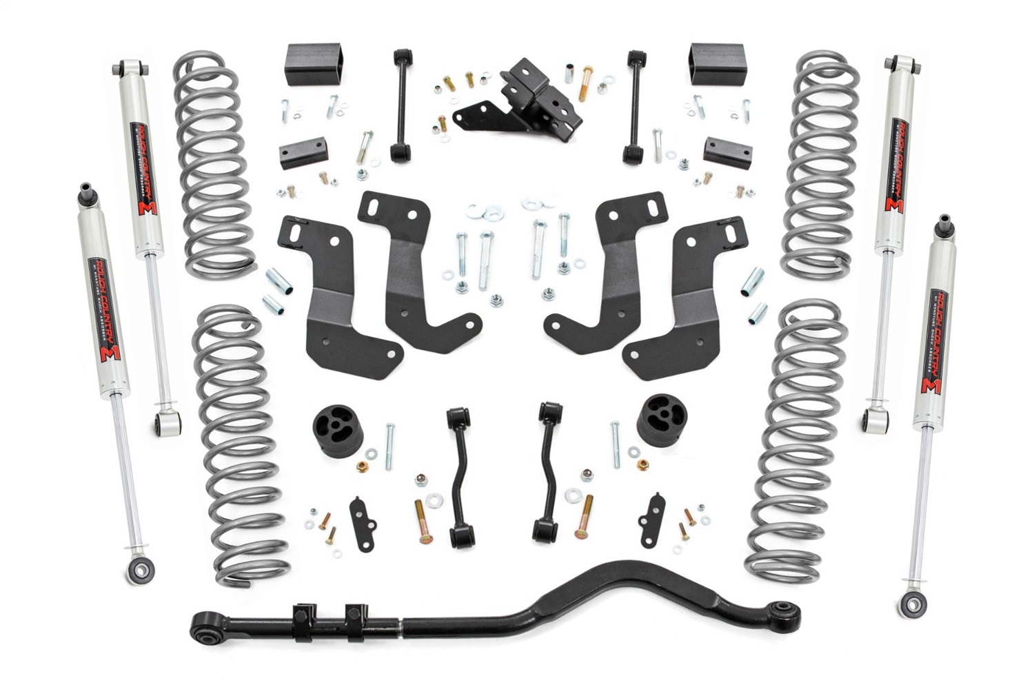 Rough Country 79840 - 3.5 Inch Lift Kit - C/A Drop - Stage 1 - M1 - Jeep Wrangler JL 4WD (2024) Rough Country 79840 - 3.5 Inch Lift Kit - C/A Drop - Stage 1 - M1 - Jeep Wrangler JL 4WD (2024)
