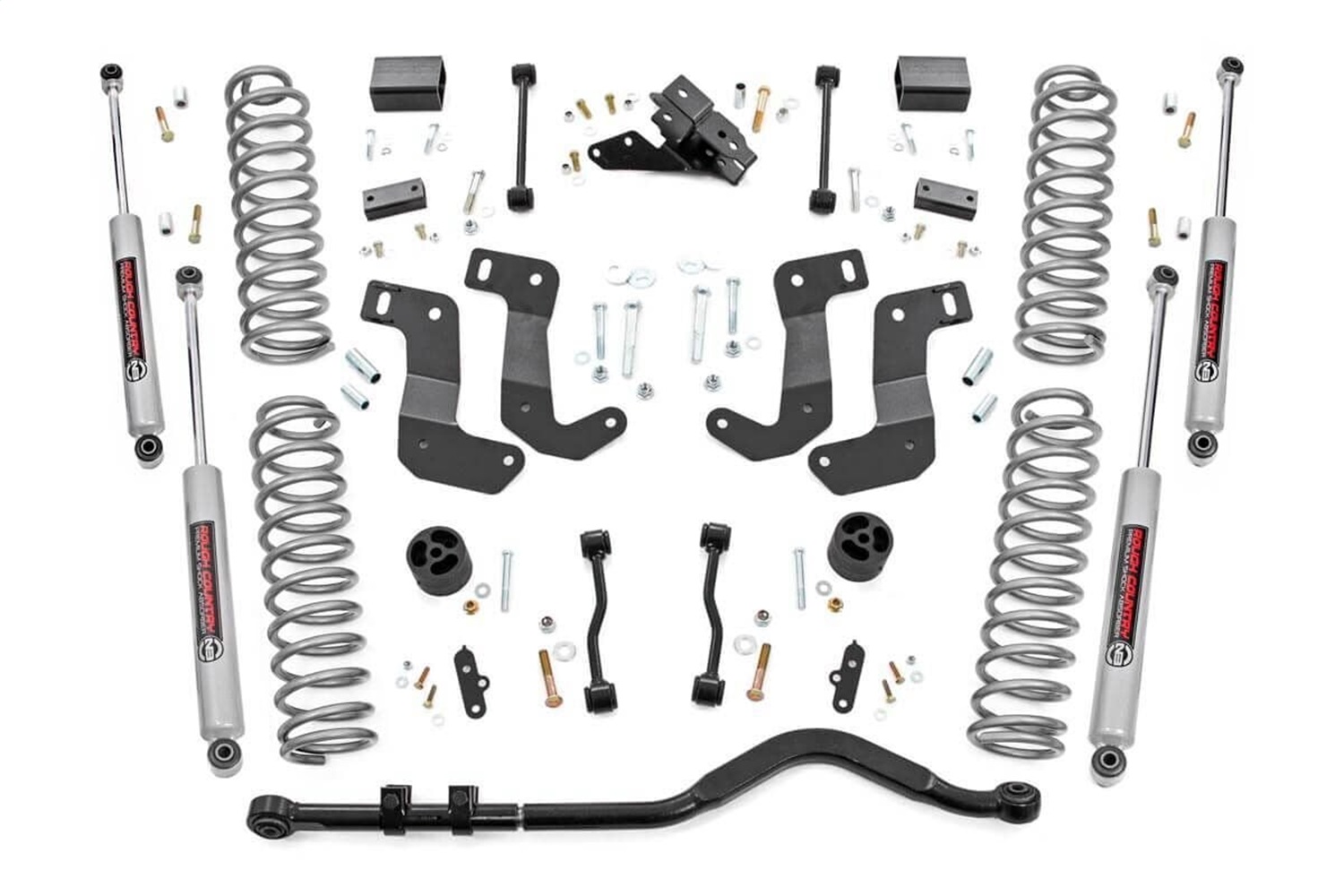 Rough Country 79830 - 3.5 Inch Lift Kit - C/A Drop - 4-Door - Jeep Wrangler JL 4WD (2024) Rough Country 79830 - 3.5 Inch Lift Kit - C/A Drop - 4-Door - Jeep Wrangler JL 4WD (2024)
