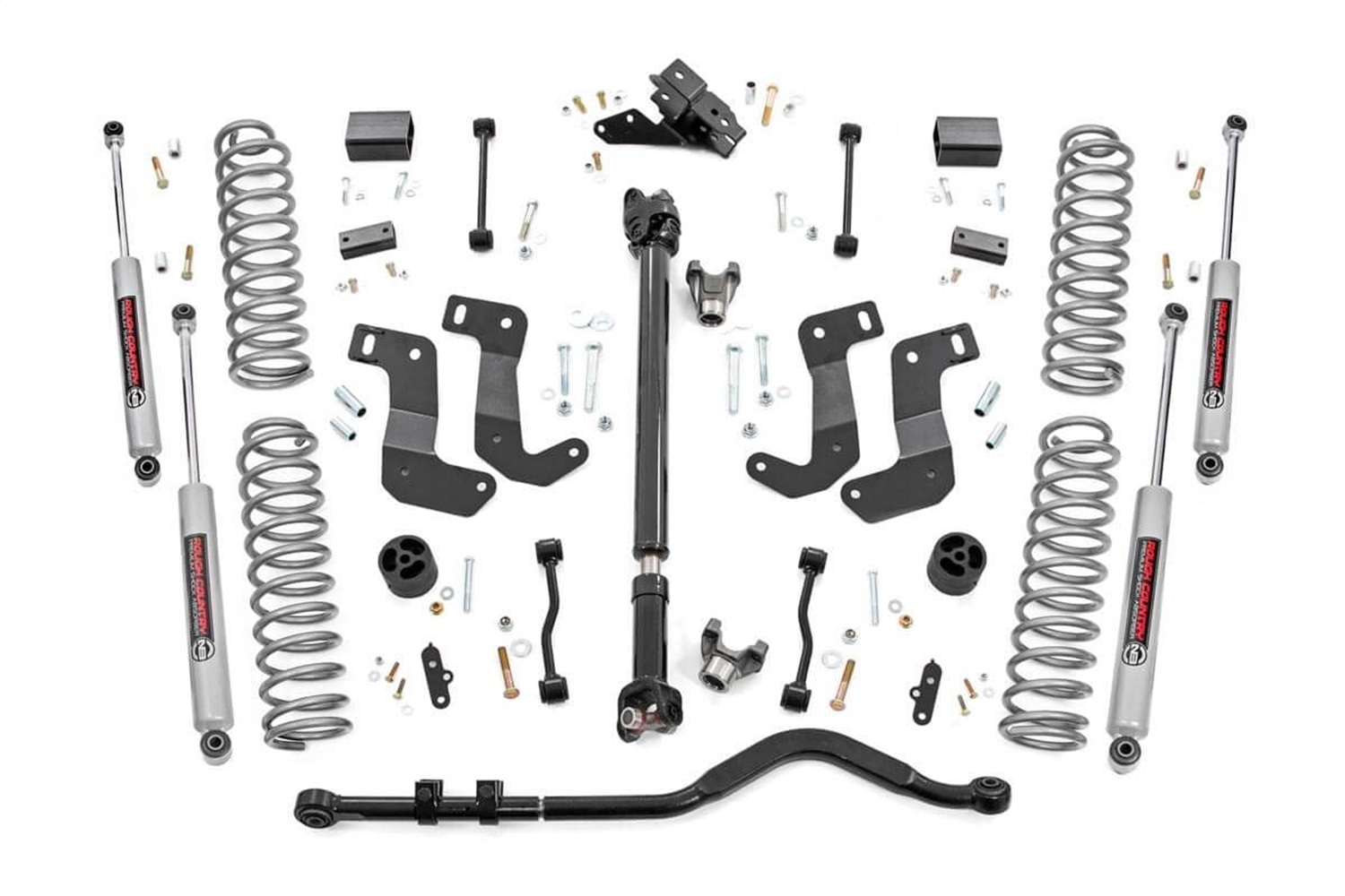 Rough Country 94130 - 3.5 Inch Lift Kit - C/A Drop - Front D/S - Jeep Wrangler JL 4WD (2024) Rough Country 94130 - 3.5 Inch Lift Kit - C/A Drop - Front D/S - Jeep Wrangler JL 4WD (2024)