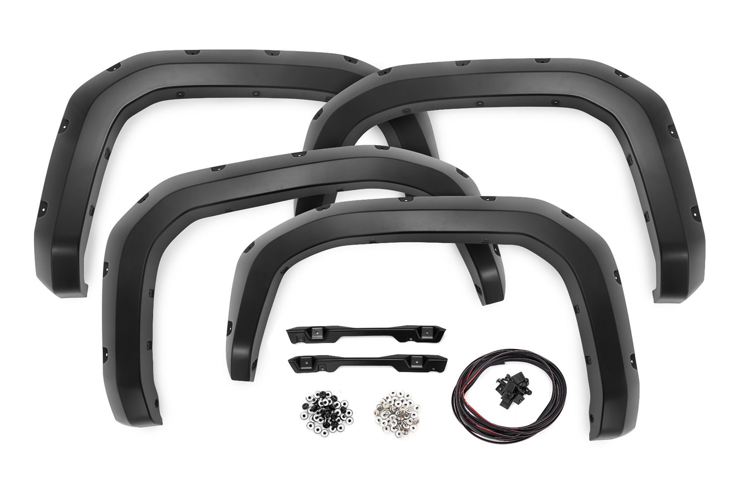 Rough Country F-T12421-8W7 - Pocket Fender Flares - 8W7 Blue Crush - Toyota Tacoma 2WD/4WD (2024)