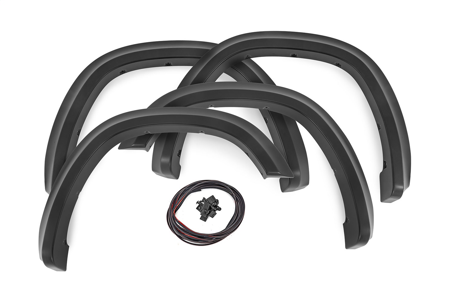 Rough Country S-D10914-PXR - Sport Fender Flares - PXR Brilliant Black - Ram 1500 2WD/4WD (2019-2024)