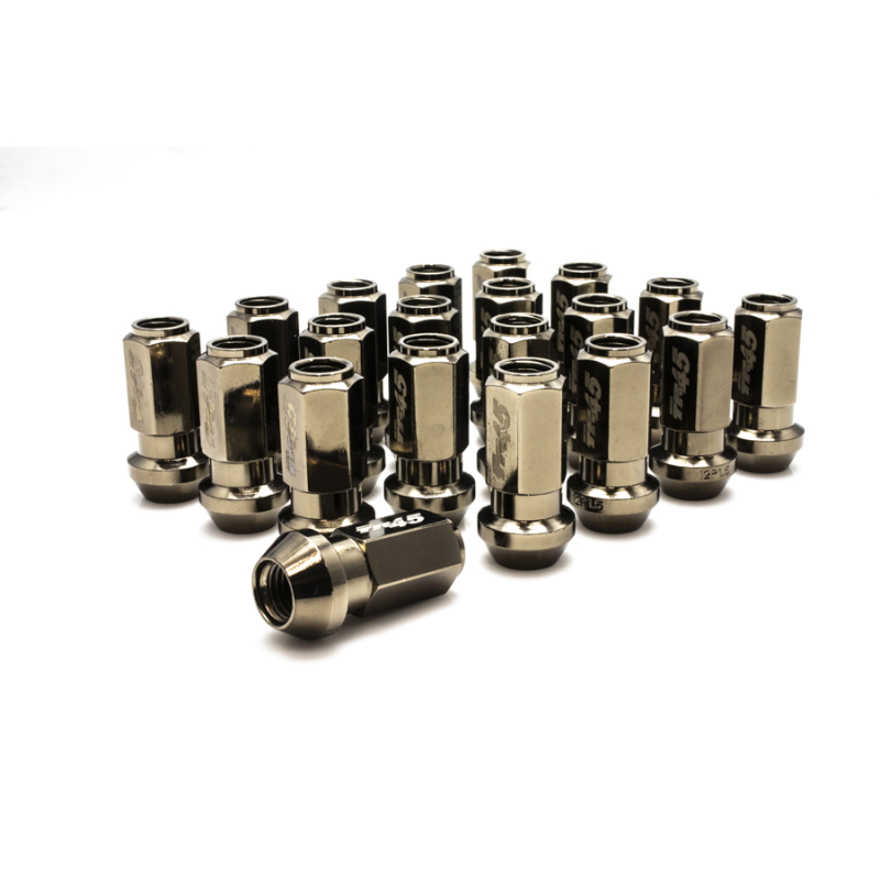 Wheel Mate TR4506T - Muteki TR45 Open End Lug Nuts - Titanium Finish - 12x1.50 - 45mm Wheel Mate TR4506T - Muteki TR45 Open End Lug Nuts - Titanium Finish - 12x1.50 - 45mm
