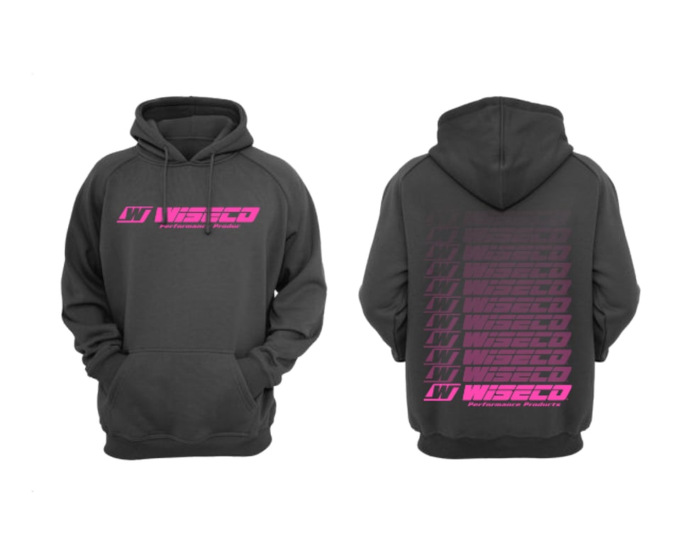 Wiseco W9002S-P - Pullover Hoodie Gradient Design Pink, Small