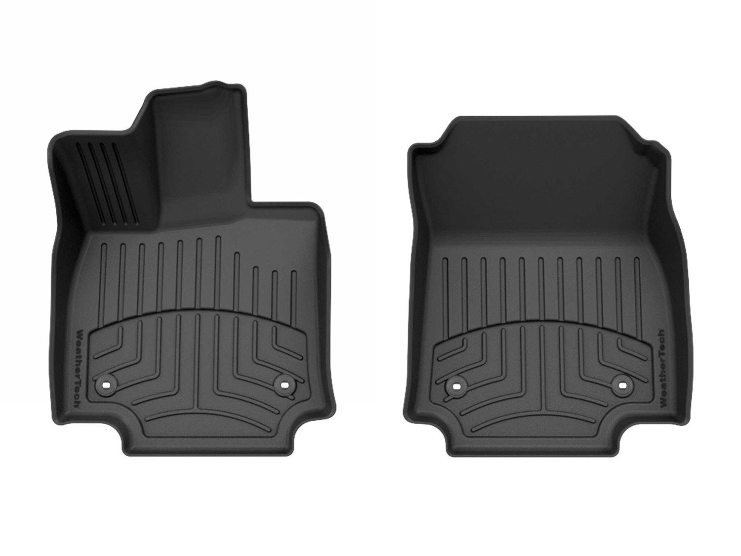 Weathertech 4417301IM - FloorLiner™ HP; Black; Front;