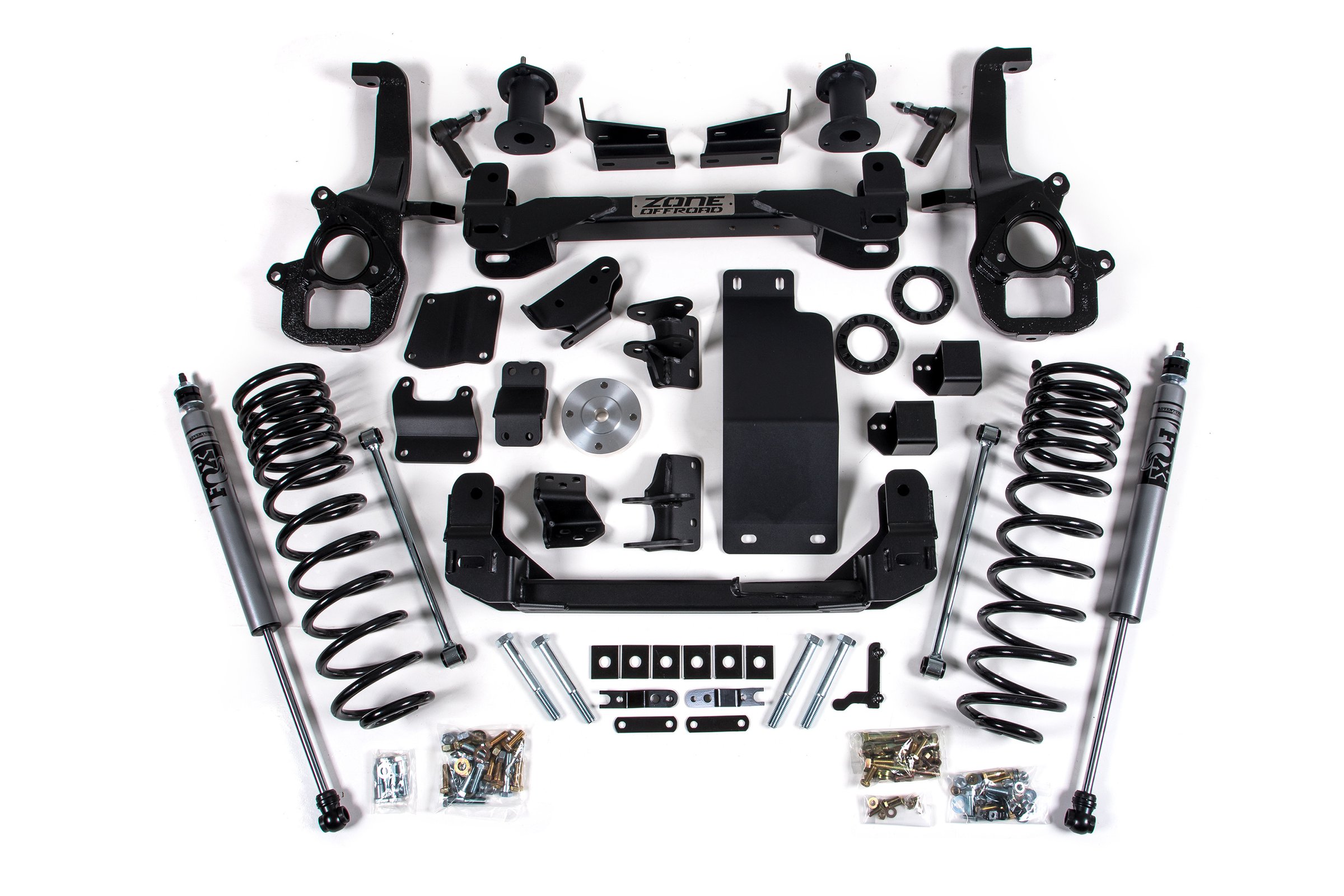 Zone Offroad ZOND149F - 6 Inch Lift Kit for 2025 Ram 1500 4WD 6 Inch Front 5 Inch Rear Suspension Lift System Standard Bore Fox Adv Rear Shocks Offroad Zone Offroad ZOND149F - 6 Inch Lift Kit for 2025 Ram 1500 4WD 6 Inch Front 5 Inch Rear Suspension Lift System Standard Bore Fox Adv Rear Shocks Offroad