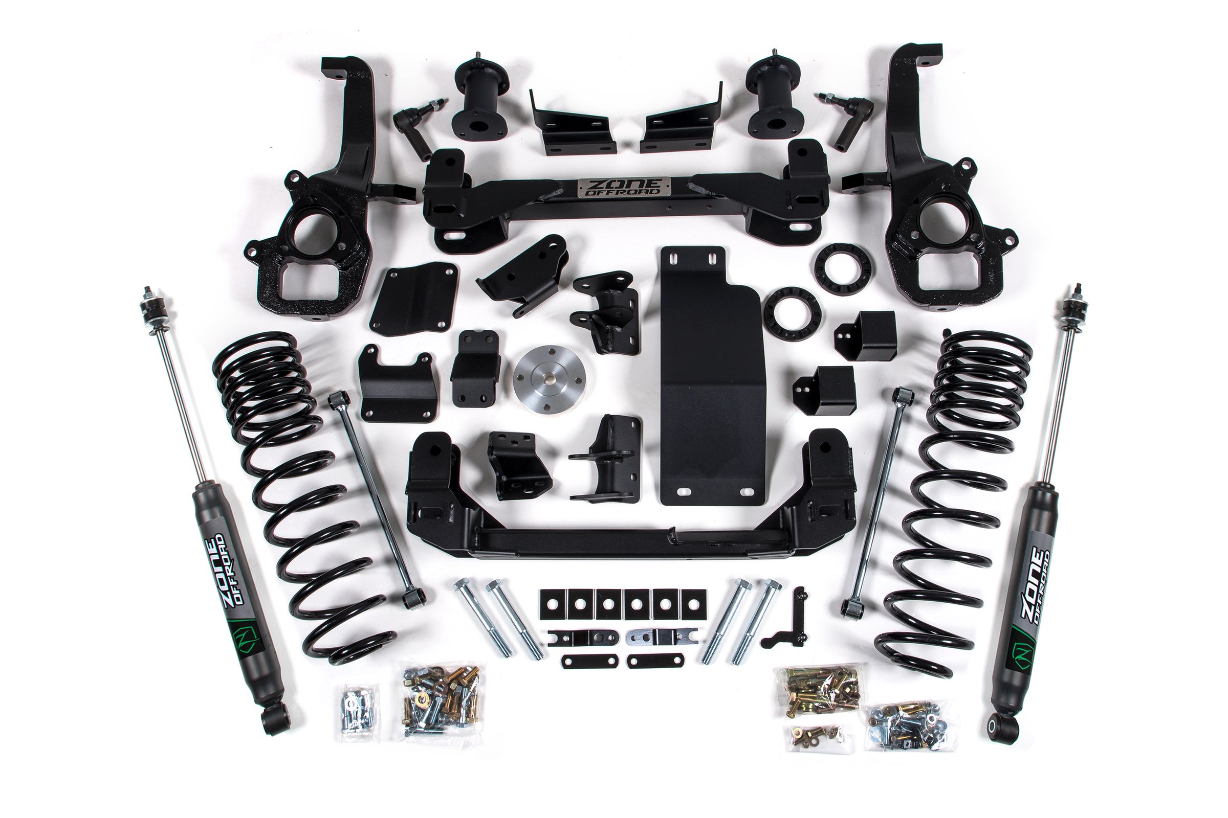 Zone Offroad ZOND150N - 6 Inch Lift Kit for 2025 Ram 1500 4WD 6 Inch Front 5 Inch Rear Suspension Lift System Large Bore Nitro Rear Shocks Offroad Zone Offroad ZOND150N - 6 Inch Lift Kit for 2025 Ram 1500 4WD 6 Inch Front 5 Inch Rear Suspension Lift System Large Bore Nitro Rear Shocks Offroad