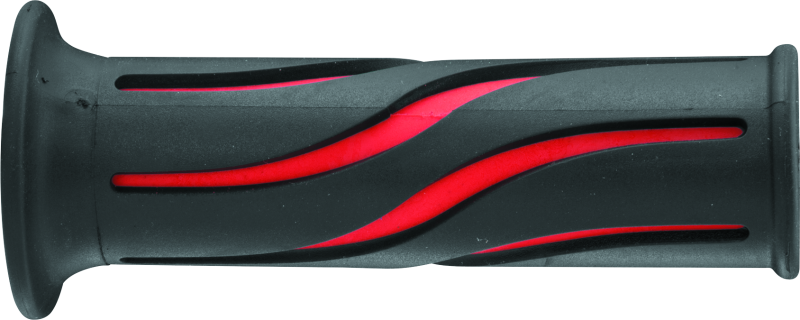 BikeMaster 105936 - 7/8in Wave Grips - Black/Red BikeMaster 105936 - 7/8in Wave Grips - Black/Red