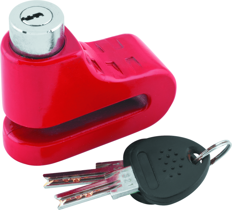BikeMaster 132246 - Bully Lock Disc Lock 5.5mm - Red