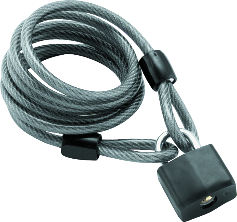 BikeMaster 132204 - Bully Lock Cable w/ Padlock - 10mm