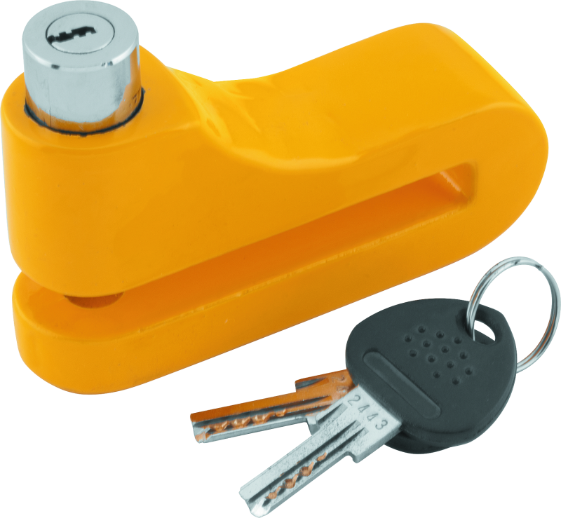 BikeMaster 132250 - Bully Lock Disc Lock 10mm - Yellow