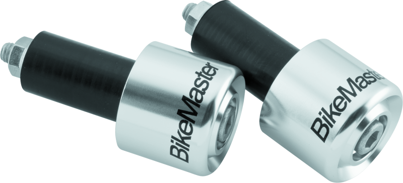 BikeMaster 152128 - Anodized Aluminum Barend Pair - Silver