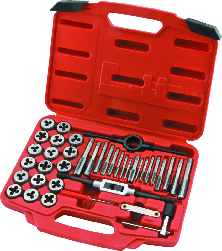 BikeMaster 151880 - 40-pc Tap and Die Wrench Set - Metric