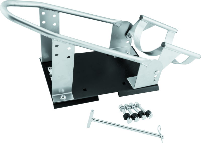 BikeMaster 152453 - Heavy Duty Wheel Chock - Silver