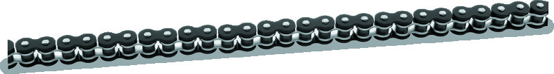 BikeMaster 197243 - 520x120 BMOR O-Ring Chain - Black/Chrome