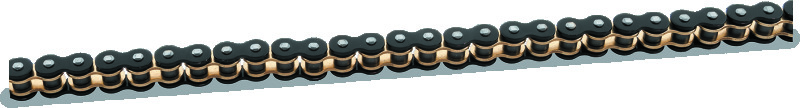 BikeMaster 197244 - 520x120 BMOR O-Ring Chain - Black/Gold