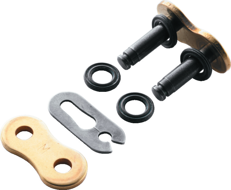 BikeMaster 197363 - 525 BMXR O-Ring Clip Link - Gold BikeMaster 197363 - 525 BMXR O-Ring Clip Link - Gold
