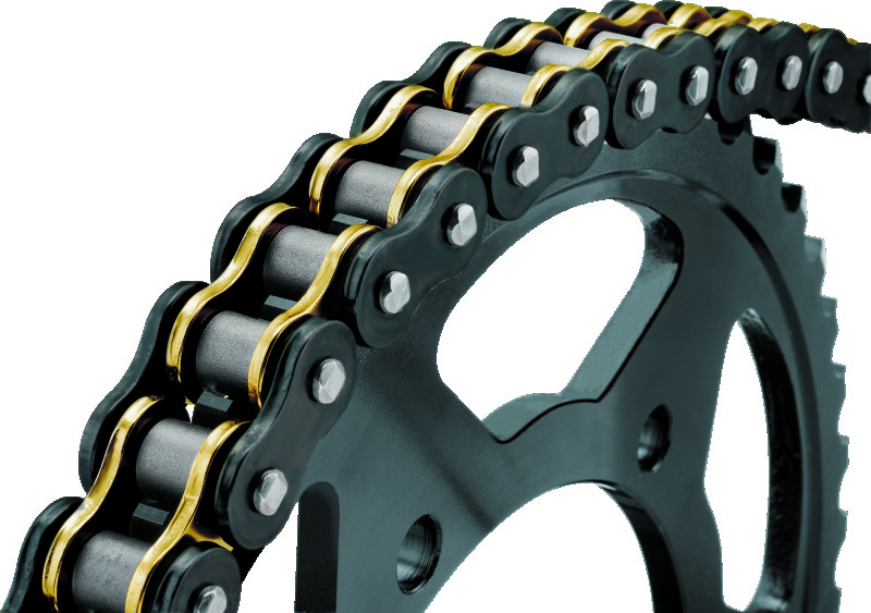 BikeMaster 197295 - 530x130 BMOR O-Ring Chain - Black/Gold
