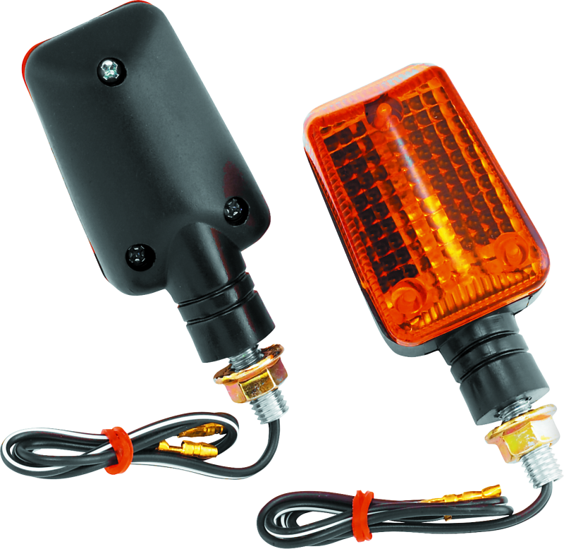 BikeMaster 268038 - Universal Ministalk Marker Light - Black/Amber