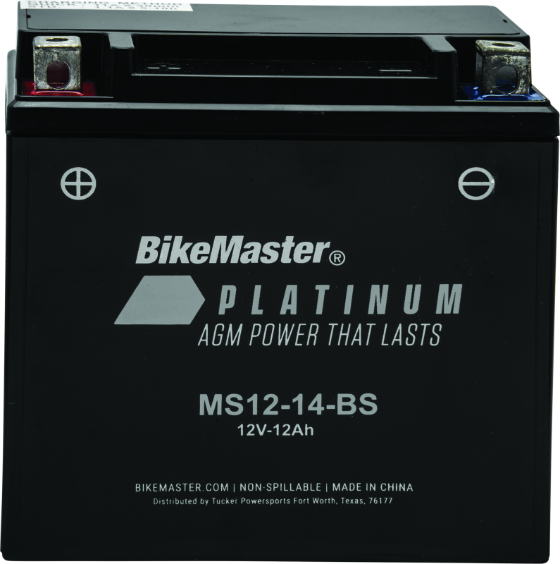 BikeMaster 780713 - AGM Battery - MS12-14-BS