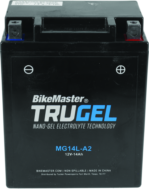 BikeMaster 780514 - TruGel Battery - MG14L-A2 BikeMaster 780514 - TruGel Battery - MG14L-A2