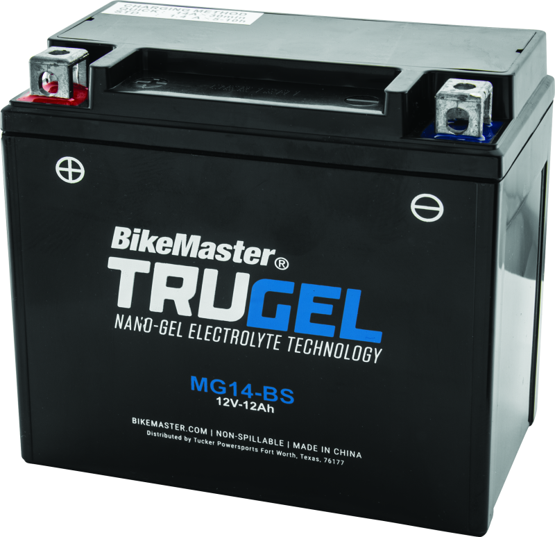 BikeMaster 780513 - TruGel Battery - MG14-BS