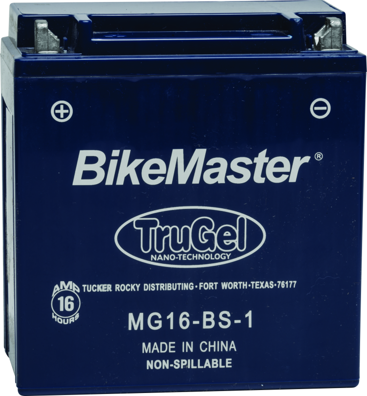 BikeMaster 780521 - TruGel Battery MG16-BS-1 BikeMaster 780521 - TruGel Battery MG16-BS-1