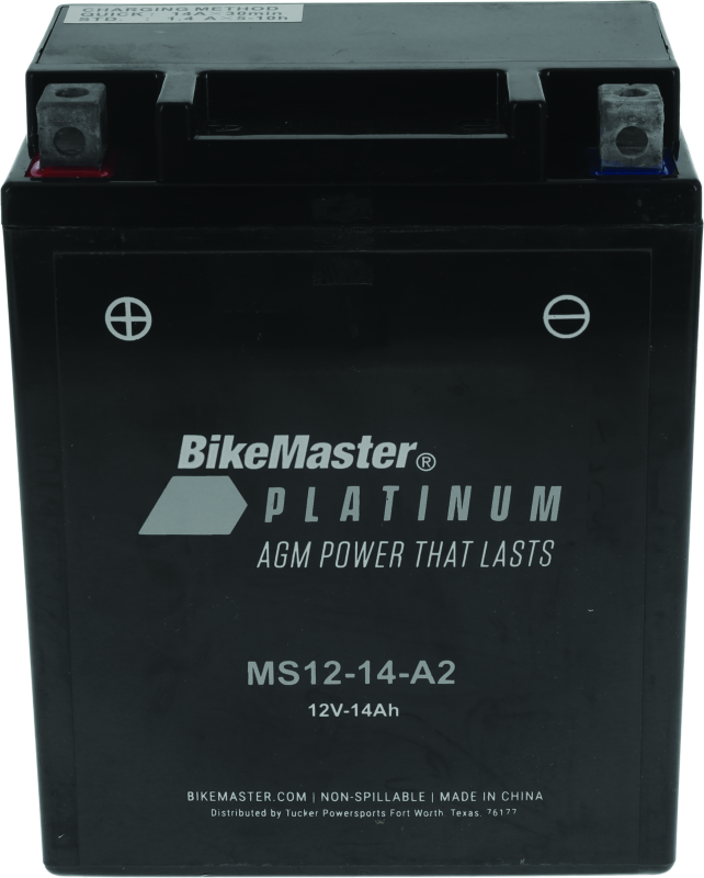BikeMaster 780715 - AGM Battery - MS12-14-A2