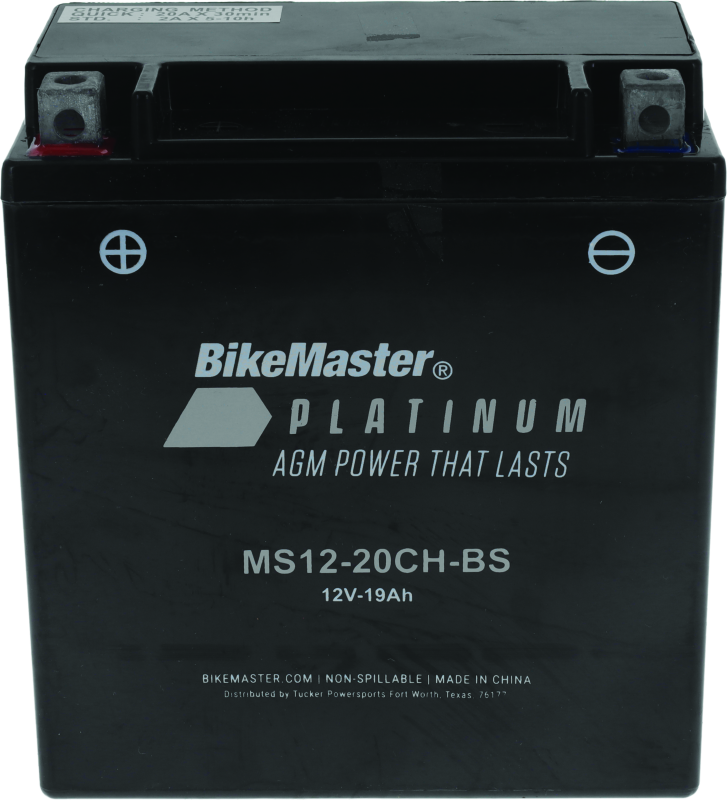 BikeMaster 780773 - AGM Battery - MS12-20CH-BS