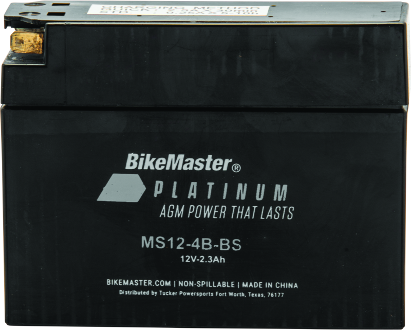 BikeMaster 780749 - AGM Battery - MS12-4B-BS