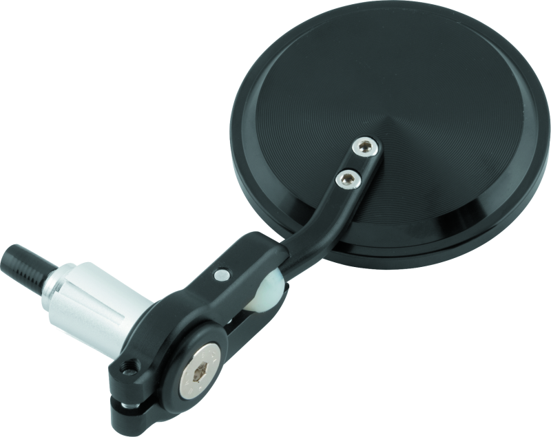 BikeMaster 600381 - Folding Barend Mirrors 7/8in Handlebars - Pair - Black