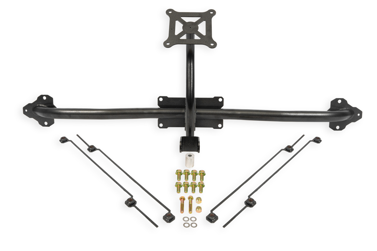 BMR PM570H - 14-19 Chevrolet Corvette C7 Bolt-On Parachute Mount - Black Hammertone BMR PM570H - 14-19 Chevrolet Corvette C7 Bolt-On Parachute Mount - Black Hammertone
