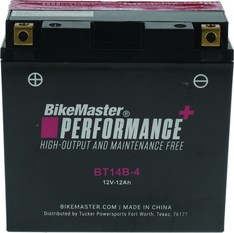 BikeMaster 781385 - Battery - BT14B-4 BikeMaster 781385 - Battery - BT14B-4
