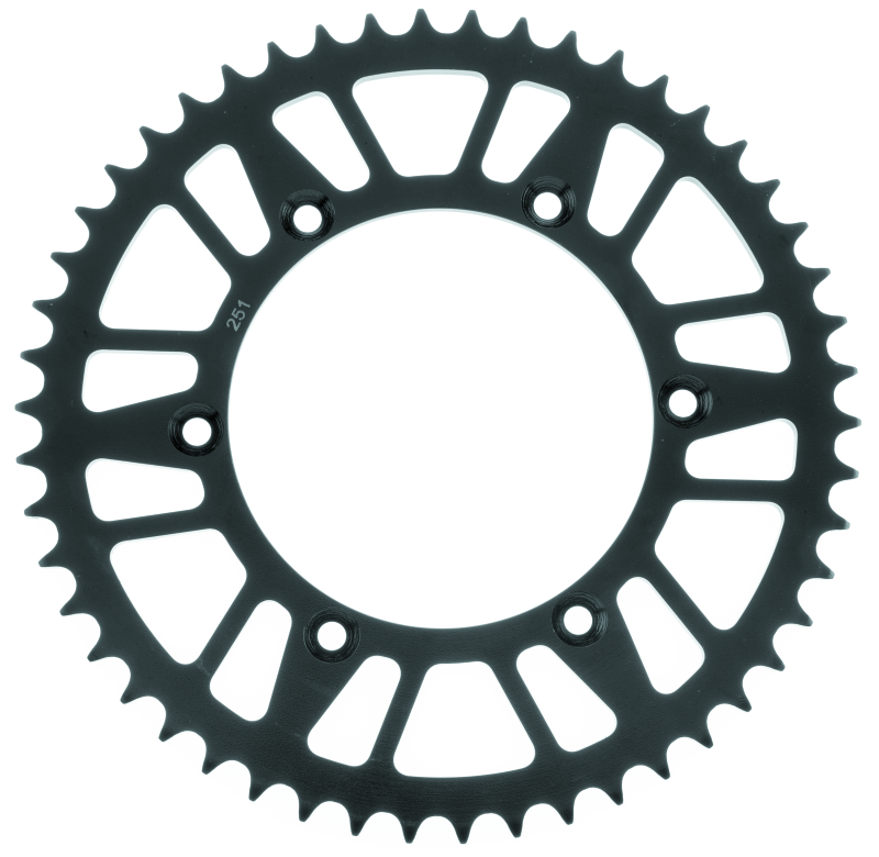 BikeMaster 965121 - Yamaha Rear Steel Sprocket 520 48T - Black