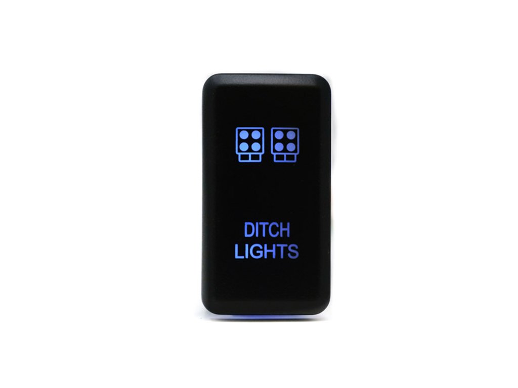 Cali Raised LED CR2392 - Toyota OEM Style Ditch Lights Switch Blue