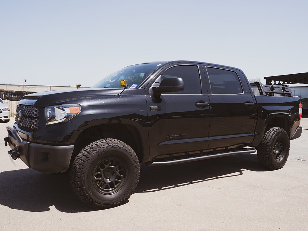 Cali Raised LED CR2800 - 14-21 Tundra Trail Edition Rock Sliders Kick Out Powder Coat Cali Raised LED CR2800 - 14-21 Tundra Trail Edition Rock Sliders Kick Out Powder Coat
