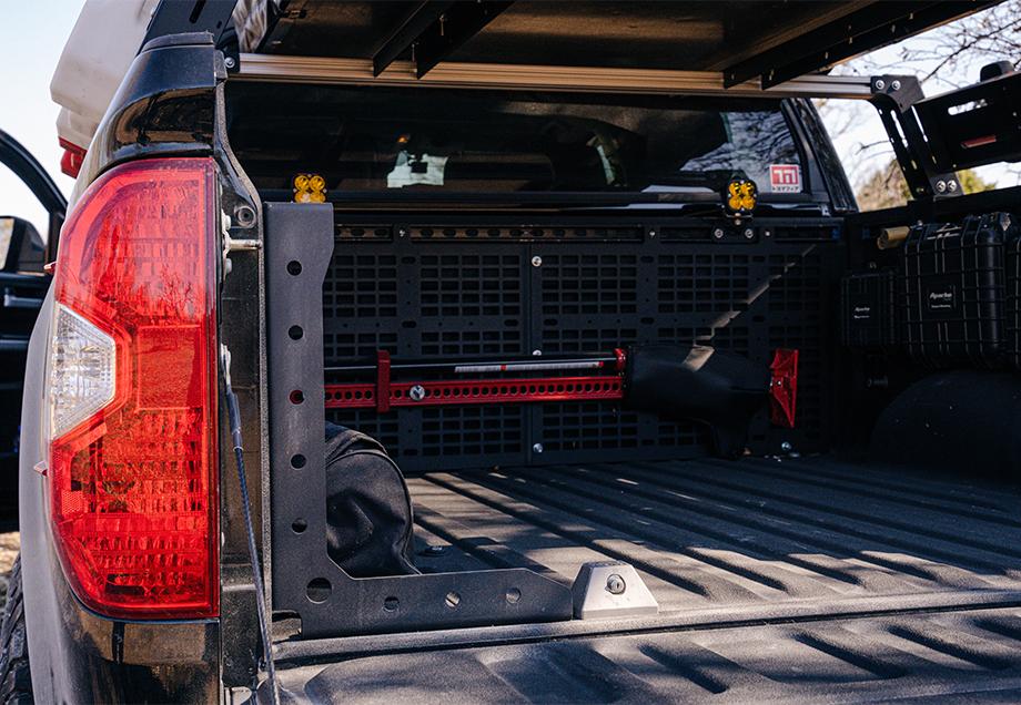 Cali Raised LED CR3619 - Bed Channel Supports 14-20 Tundra Black Semi Gloss Powdercoat Cali Raised LED CR3619 - Bed Channel Supports 14-20 Tundra Black Semi Gloss Powdercoat