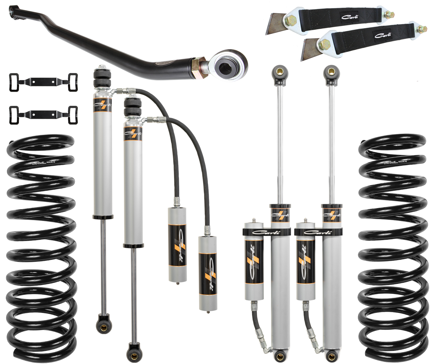 Carli Suspension CS-D3-BC-CS-03-D - Carli Backcountry 2.0 Leveling System - Base - 3in Lift - 2003-09 Ram 2500/3500 - Diesel