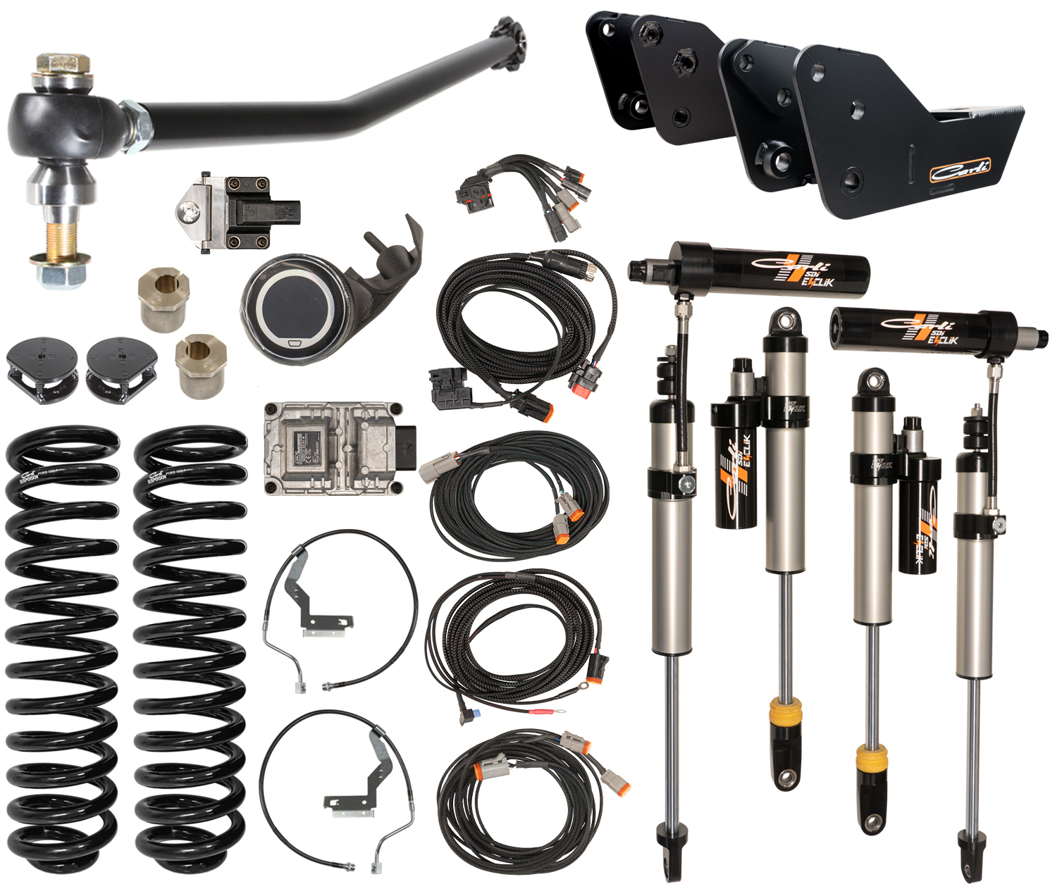 Carli Suspension CS-FLVL-EV25-23-GAS - Carli E-Venture System - Base - 3.0in Lift - 2023+ Ford F250/F350 - Gas Carli Suspension CS-FLVL-EV25-23-GAS - Carli E-Venture System - Base - 3.0in Lift - 2023+ Ford F250/F350 - Gas