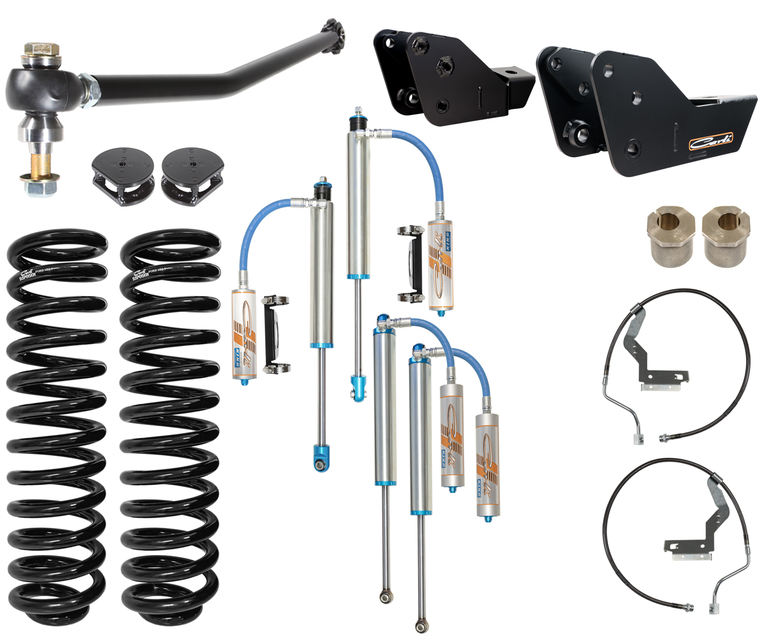 Carli Suspension CS-FLVL-PT25-23-GAS - Carli Pintop Leveling System - Base - 3.0in Lift - 2023+ Ford F250/350 - Gas